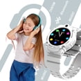 thumbnail image 6 of PTHTECHUS S02 Smart Watch for Boys Girls Smartwatch for Kids with 4G SIM GPS Video Call Pedometer MP3 Flashlights Calculator Alarm Clock Children Holiday Gift White, 6 of 8