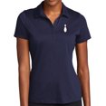 thumbnail image 1 of Women's Single Bowling Pin Moisture-Wicking Performance Polo Shirt, 2XL True Navy, 1 of 3