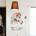 thumbnail image 2 of Binwennn Autocollant Mural Amovible Cheval Coloré pour Chambre de Femme, 2 of 6