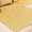 Gold 45*45cm8*18", variant on Summer Sleeping Mat,Foldable Summer Bed Mat,arbonised Anti-Slip Mahjong Bamboo Mat,Cooling Sleeping Mat for Twin/Queen Living Room Dormitory,Various Specifications(Yellow 45*45cm\18*18")