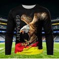 thumbnail image 2 of 2026 Soccer Game Germany Soccer for Men Long Sleeve Training Shirt, Breathable Sport Casual T Shirt for Soccer Fans, 2 of 3