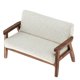 thumbnail image 3 of Sofá miniatura de casa de muñecas Sunnimix Love Seat 1/12, 3 of 7