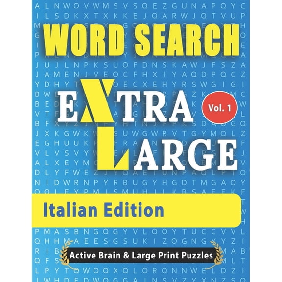 WORD SEARCH Extra Large - Italian Edition, (Paperback)