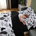 thumbnail image 4 of Manfei Rustic Aircraft King Bedding, Old Fashion Camo King Bed in a Bag, Sage Green, Black Reversible, 7 Pieces, 4 of 6