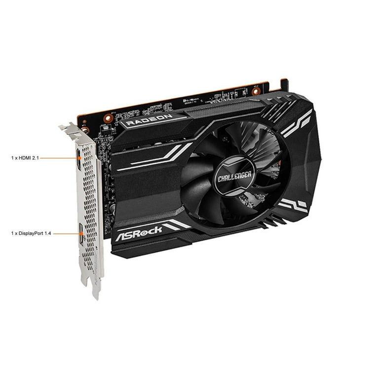 ASRock Challenger Gaming Radeon RX 6400 4GB GDDR6 PCI ASRock Challenger Gaming Radeon RX 6400 4GB GDDR6 PCI