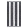 thumbnail image 3 of Superior Cabana Striped 1-Piece Oversized Cotton Beach Towel, Charcoal, 3 of 11