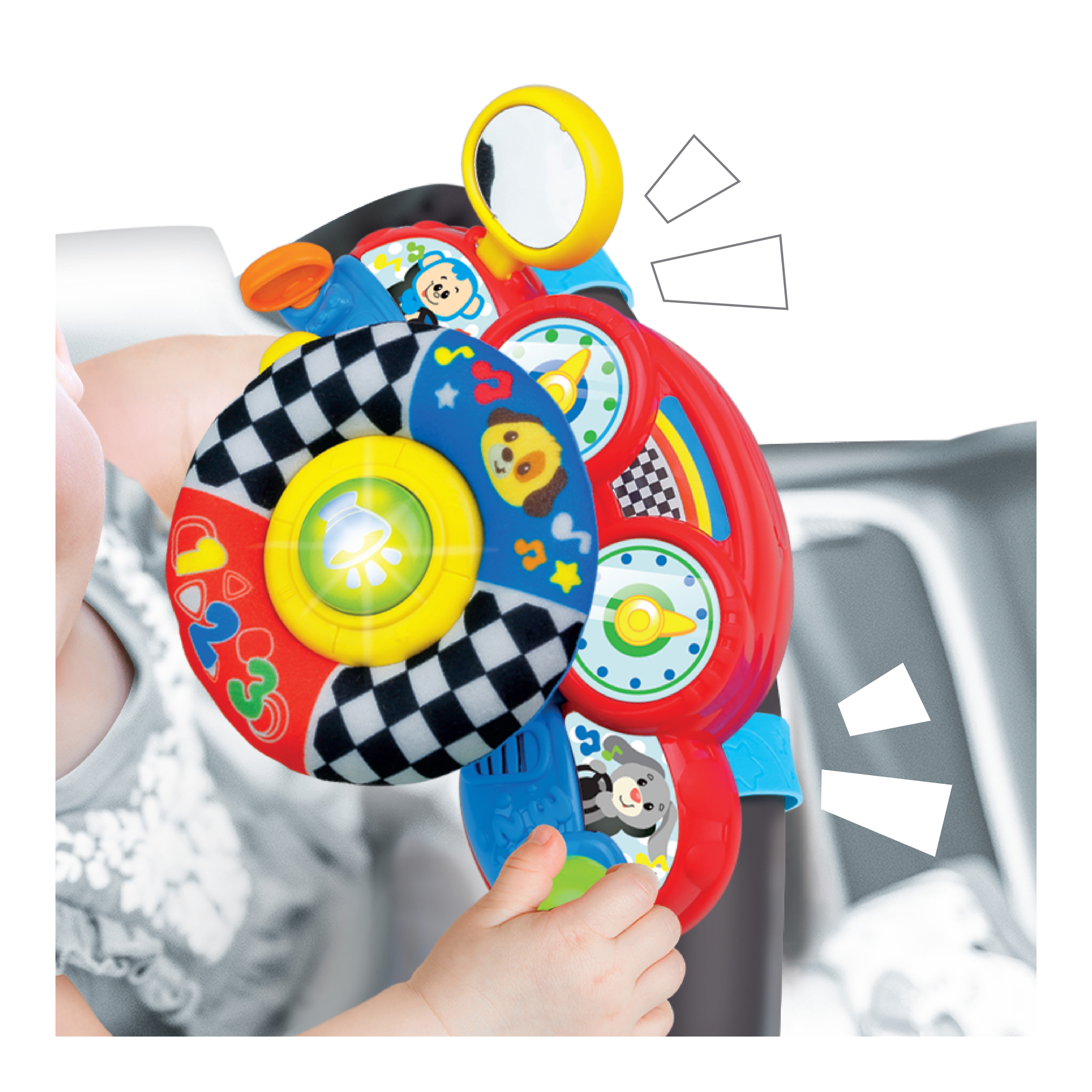Winfun Baby Learning Steering Wheel - Age Group 3 Months and up