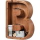 thumbnail image 2 of Hucha para niños y niñas, hucha de madera con letras grandes, alfabeto con inicial B, hucha, regalos divertidos para cumpleaños, Navidad, festivales, baby shower, 2 of 4