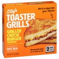 thumbnail image 2 of Lily's Toaster Grills - Grilled Cheeseburger Sandwich - Frozen Meal, 2 Pack, 2 of 8