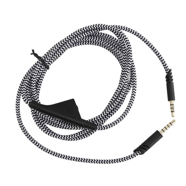 Cable De Extensión Para Auriculares, Cable De Extensión Para Auriculares Para Juegos, Cable Trenzado, Cobre Libre De Oxígeno, Resistente Al Desgaste Con Control De Volumen Para