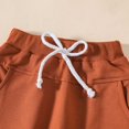 thumbnail image 5 of Xudanell Baby Golf Outfit Football Crewneck Shirts Color Blocking Sets Toddler Boy Winter Clothes Flare Pants Outfit Athletic Brown 12-18 Months, 5 of 7