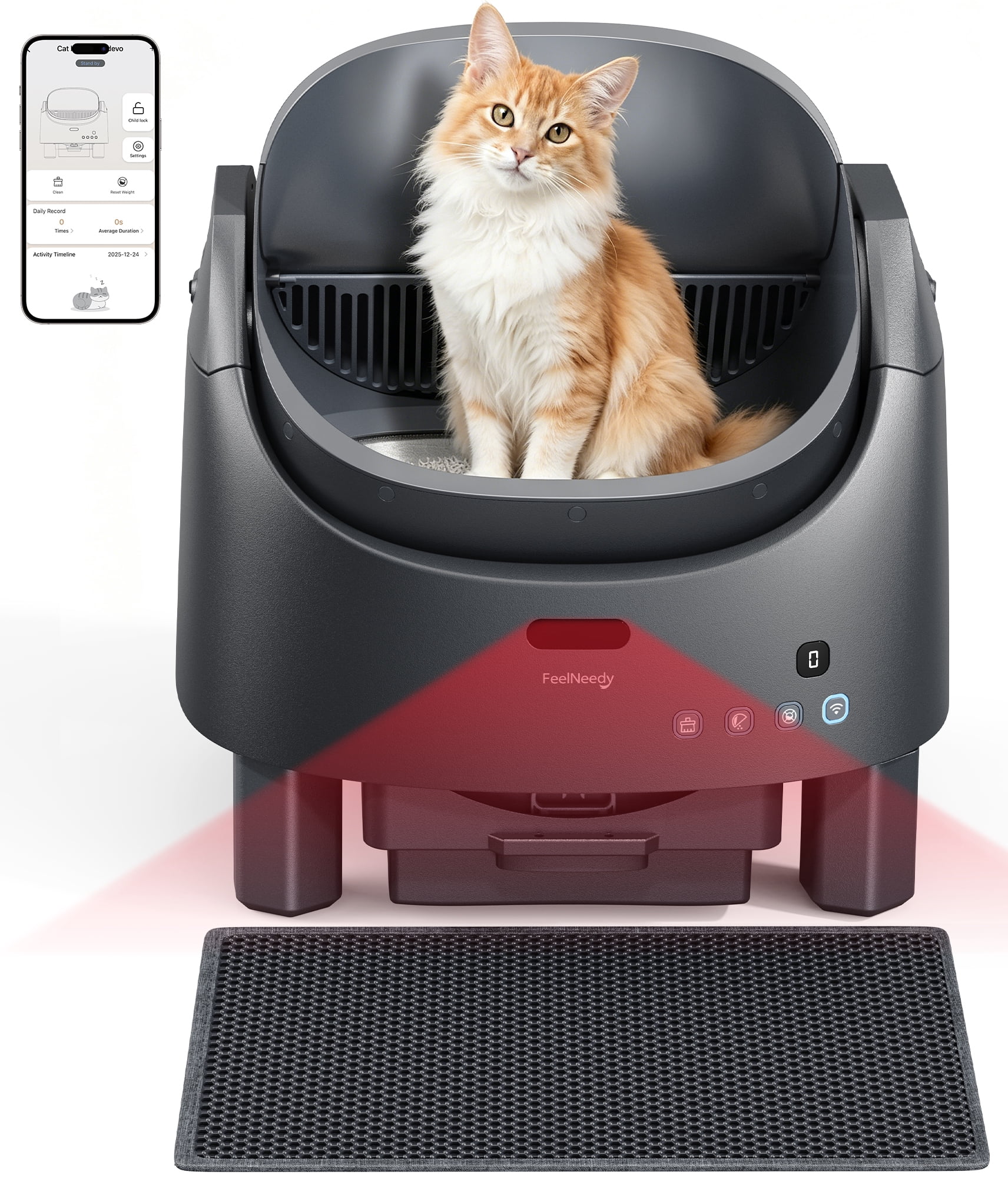 Vibrant Life Zeolite Air Filter Replacement for Cat Litter Pans