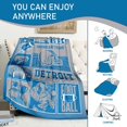 thumbnail image 4 of Flannel Football Blanket Gifts for City Football Blanket Soft Lightweight Throw Blanket for Men Women Kids Team Fans Blanket for Living Room 60" X 50", 4 of 5