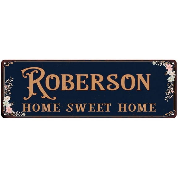 ROBERSON Home Sweet Home Victorian Gift 6x18 Metal Sign 206180046890