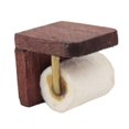thumbnail image 1 of Soporte de papel higiénico para casa de muñecas, accesorio en miniatura, decoración elegante y funcional, 1 of 8