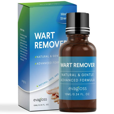 Natural Wart Remover, Maximum Strength, Painlessly Removes Plantar, Common, Genital Warts Infections, Advanced Liquid Gel Formula, Proven Results by (Best Way To Remove Warts)