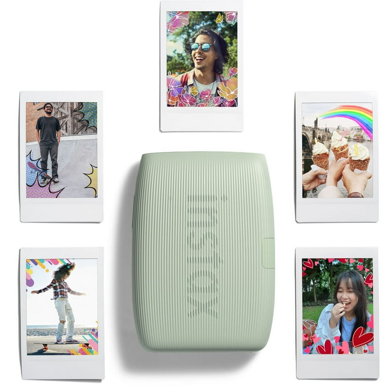 FUJIFILM INSTAX MINI LINK 3 Smartphone Printer (Sage Green) + 60