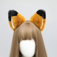 thumbnail image 3 of Tocado con orejas de zorro KC de Lolita hecho a mano, accesorio para las orejas, diadema con orejas de gato, regalo único y accesorio versátil, 3 of 5