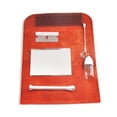 thumbnail image 1 of Herb Snuff Bottle Dispenser Slicer Nasal Straw Tube Kit de almacenamiento Contenedor de cuero Llevar Bolsa Suelte Accesorios Snortal Snuffing Brown Inevent HA011083-02, 1 of 7