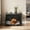 Ink Black, variant on LEDREM Furniture-Style Dog Crate with Double Doors, Heavy-Duty Metal Frame, Indoor End Table Design, Front & Side Access, Removable Tray, for Large Dogs up to 80 lb, Rustic Brown