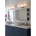 thumbnail image 4 of Estrada Collection Three-Light Polished Chrome Contemporary Bath & Vanity Light, 4 of 13