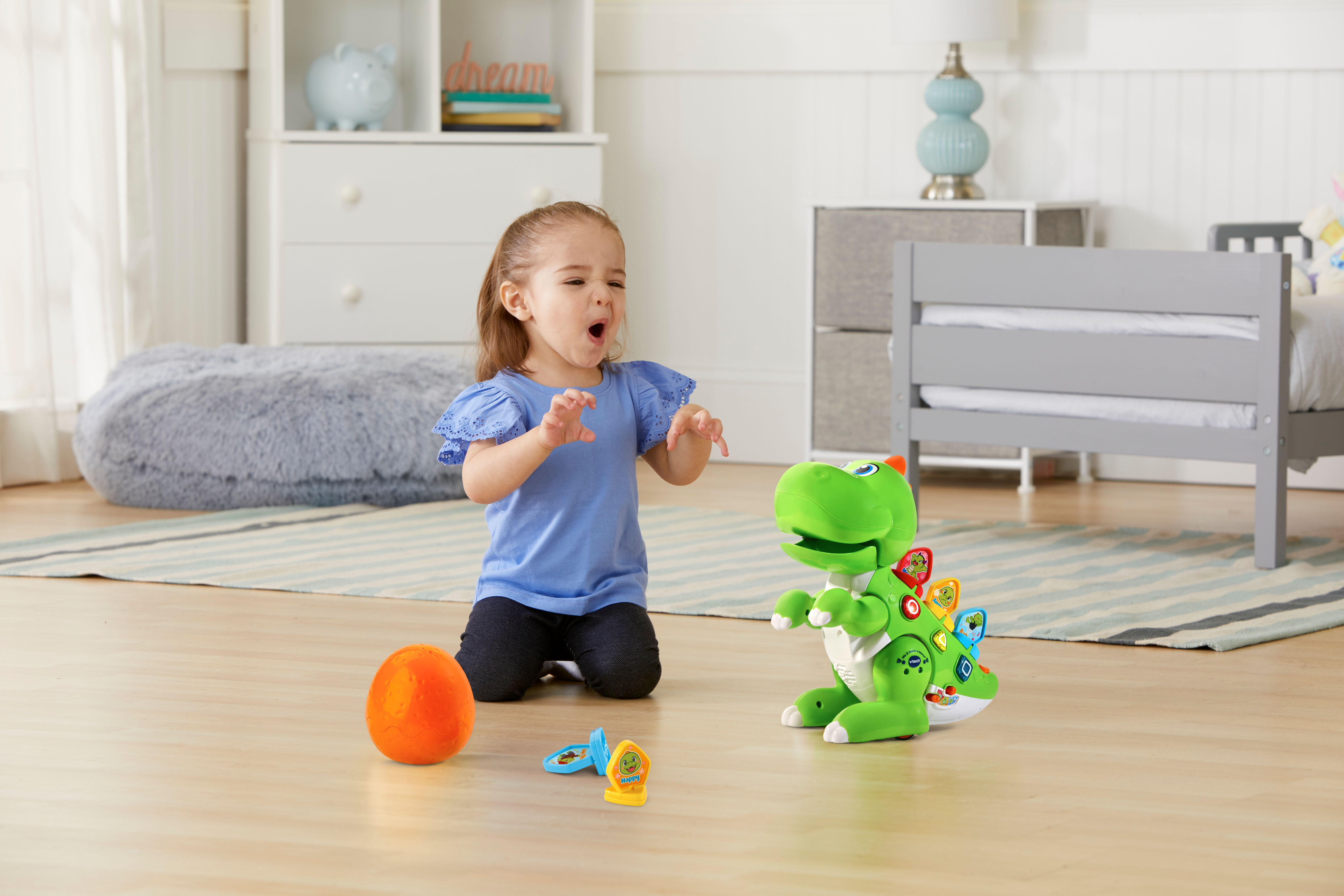 VTech Mix and Match-a-Saurus, Dinosaur Learning Toy for Kids, Green - image 4 of 10