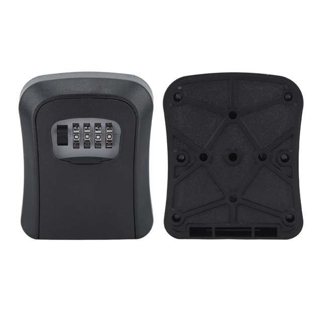 Key Lock Box, ABS and Alloy Stable Key Safe Lock Box for Home Grey Semi Alloy,Black Semi Alloy