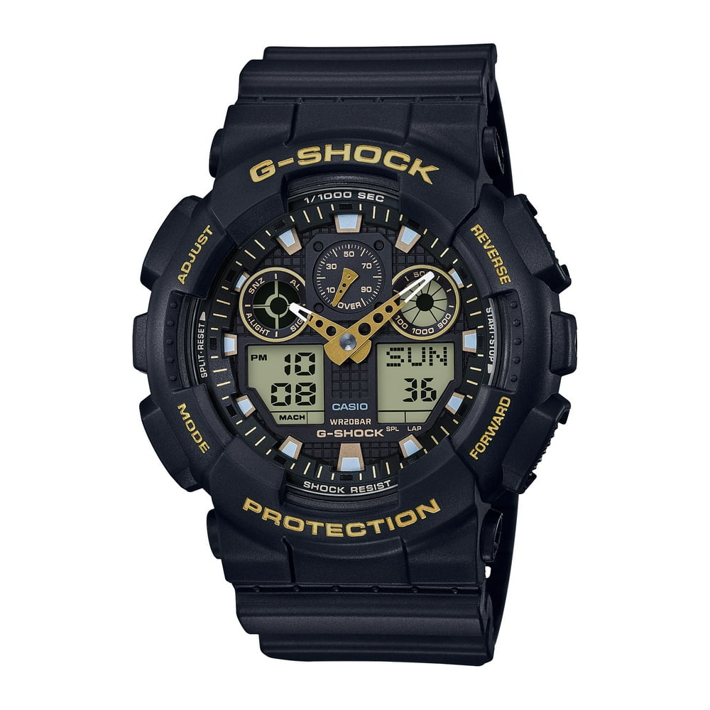 Casio G-Shock - Casio Men's G-Shock XL Series 200M WR Shock Resistant Resin Watch Color : Black