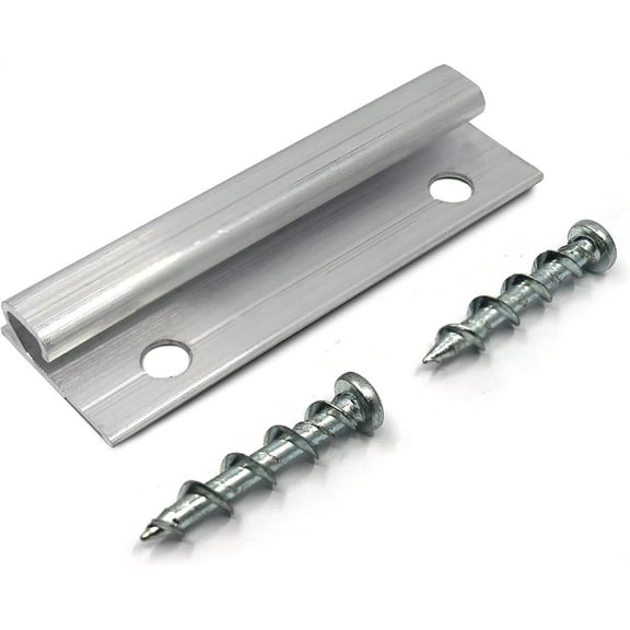 Picture Hang Solutions - 100 lbs Capacity 3-Inch Wall Dog Wire Safety Hanger - Includes Wall Dog Screws and Rubber Bumpers 2 sets per pack