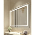 thumbnail image 1 of VEVOR LED Bathroom Mirror 3 Colors Anti-fog Wall Mounted Vanity Mirror 32 x 48 in, 1 of 9