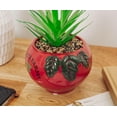 thumbnail image 4 of The Office Schrute Farms Rustic 8-Inch Planter With Artificial Succulent, 4 of 6