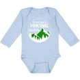 thumbnail image 3 of Inktastic Grandma's Hiking Buddy with Mountains and Trees Boys or Girls Long Sleeve Baby Bodysuit, 3 of 5