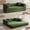 Green, variant on LUXAPA 81.6" Sofa Couch, Convertible Sleeper Sofa, Deep Seat Corduroy Sofa Bed for Living Room, Apartment & Small Spaces, Red
