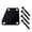 Black, variant on LOOKSEVEN 3 Colors Guitar Trapezoid Neck Plate with Screws 4 Hole for Electric Guitar-Black
