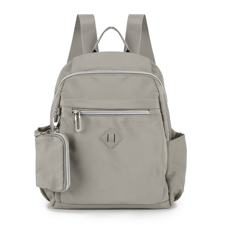Gray mini backpack sale