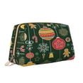 thumbnail image 2 of Gaeub Christmas Printed Travel Cosmetic Bag,Makeup Bag, Large Capacity Toiletry Bag for Women, Portable Pouch Make Up Organizer with Zipper and Divider, 2 of 8