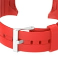 thumbnail image 3 of Piezas de repuesto de correa de reloj hechas de caucho suave para reloj inteligente  - rojo Cola  Muñequera de silicona, 3 of 6