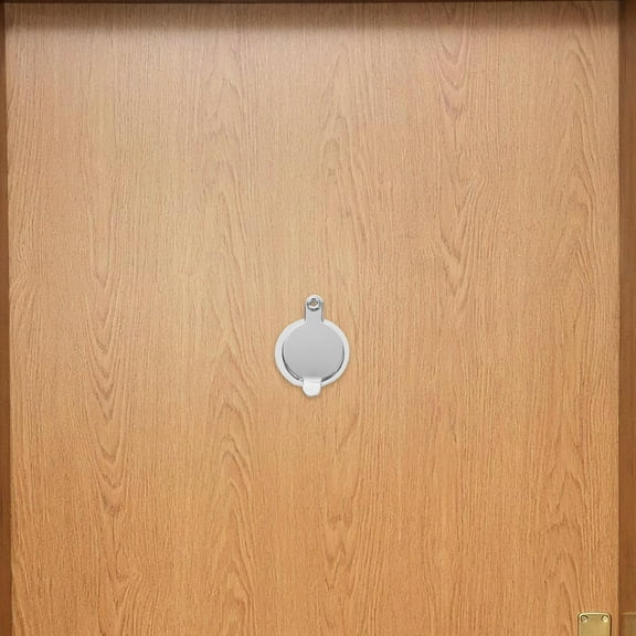 Milisten 2Pcs Copper Peephole Cover for Front Door Durable Privacy Protector with Easy Installation Silver