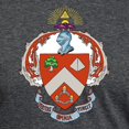 thumbnail image 3 of CafePress - Triangle Coat Of Arms T Shirt - Mens Tri-blend T-Shirt, 3 of 4