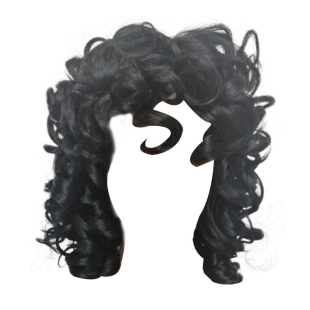 Seitruly Peluca rizada para mujer, hermoso tocado para banquete, accesorio de vestir, pelo largo Artificial para mujer, adorno para la cabeza Cuidado del cabello Seitruly CE014443-00