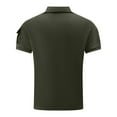 thumbnail image 4 of Afdoent Golf Polo Shirts For Men Leisure Zipper Lapel Solid Color Shirt Short Sleeve Sleeve Top Shirt Classic, 4 of 5