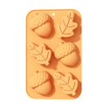 thumbnail image 1 of Moldes de silicona para Acción de Gracias con pavo, calabaza y hojas de otoño P1L7, 1 of 6