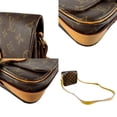 thumbnail image 4 of Pre-Owned Louis Vuitton Monogram Mini Cartouchiere Shoulder Bag in Canvas, Brown,... (Good), 4 of 5