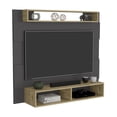 thumbnail image 1 of Panel de Tv Chares Plata Oscuro y Macadamia Virtual Muebles, 1 of 6