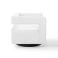 thumbnail image 3 of Booth Performance Velvet Swivel Armchair White, 3 of 7