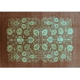 thumbnail image 1 of Ahgly Company Indoor Rectangle Oriental Light Blue Industrial Area Rugs, 5' x 7', 1 of 4