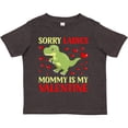 thumbnail image 3 of Inktastic Sorry Ladies Mommy is My Valentine Dinosaur Boys Toddler T-Shirt, 3 of 5
