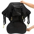 thumbnail image 3 of 1x Cojín para asiento de kayak con bolsa de almacenamiento Desmontable Cómodo Bleacher Sillas Correas Respaldo Deluxe Tela Oxford para barco de pesca Sunnimix Asiento de kayak, 3 of 8