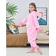 thumbnail image 3 of Disfraz de peluche para niños, pijama de cosplay de animales para Halloween 5T, rosa, 3 of 6