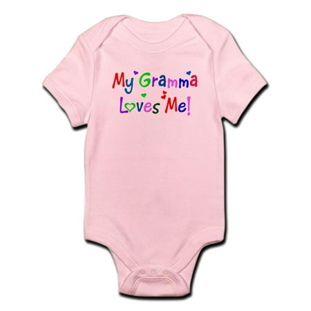 

CafePress - My Gramma Loves Me (Des. #1) Infant Bodysuit - Baby Light Bodysuit